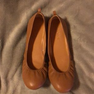 J. Crew leather ballet flats